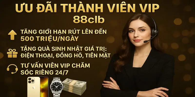 Ưu đãi khuyến mãi dành riêng cho thành viên vip